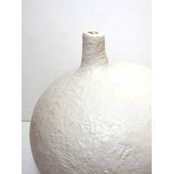 Wazon Butla Owal betonowy rustykalny XL Biały